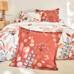 Colombine Linge de lit Danae en coton imprimé - terracotta – Image 5