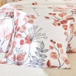 Colombine Linge de lit Danae en coton imprimé - terracotta – Image 7
