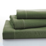 Colombine Linge de lit uni - eucalyptus - coton 57 fils/cm² – Image 8